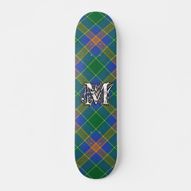 Skateboard Clan irlandés Extreme Tartan MacAuliffe McAuliffe (Anverso )