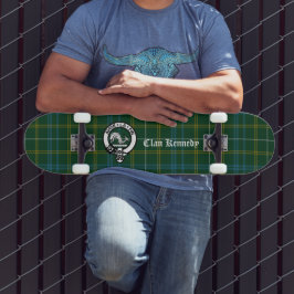 Skateboard Clan Kennedy Escudo Badge & Tartán