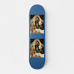 Skateboard Clásico de Raphael "Sistine Madonna" (alrededor de