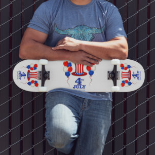 Skateboard Clásico del Día de la Independencia del 4 de julio