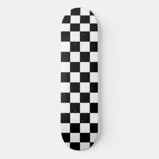 Skateboard Clásico moderno minimalista de color negro y blanc