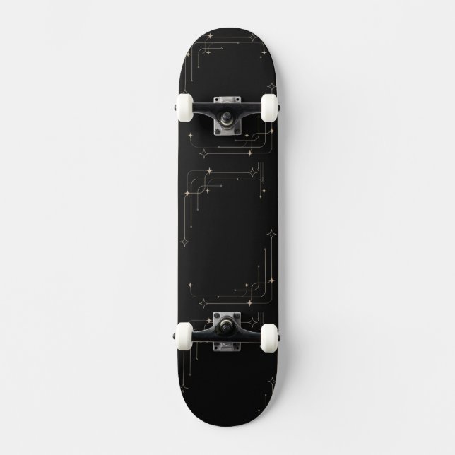 Skateboard Clásico Negro (Anverso)