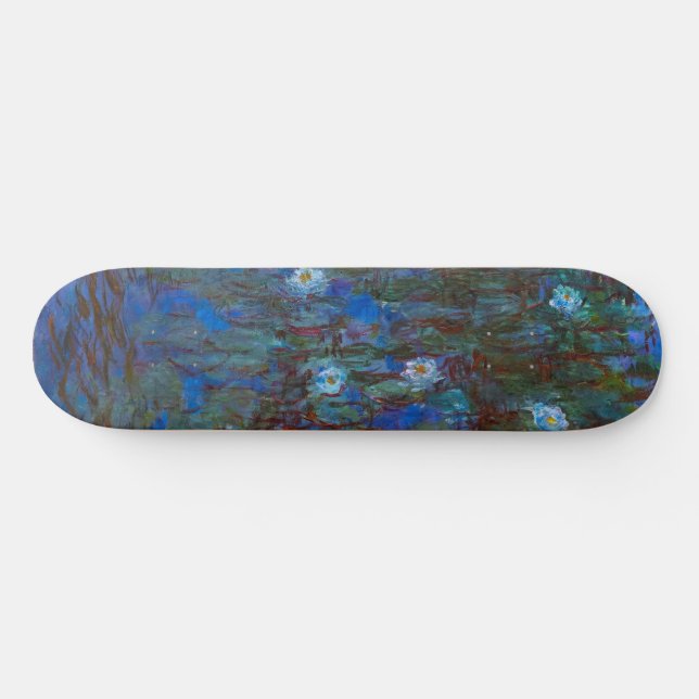 Skateboard Claude Monet - Blue Water Lilies (Horz)