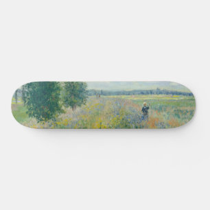 Skateboard Claude Monet - Campos de amapola cerca de Argenteu