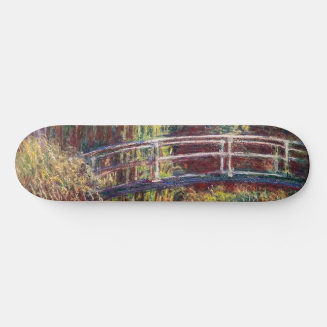 Skateboard Claude Monet - estanque de Lily del Agua, Armonía  (Horz)