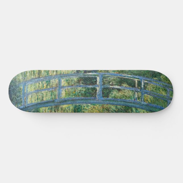 Skateboard Claude Monet - estanque de Lily del Agua, Armonía  (Horz)