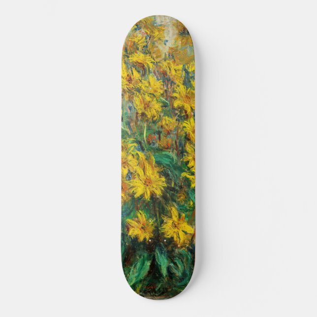 Skateboard Claude Monet - Flores de Tupinambo (Anverso)