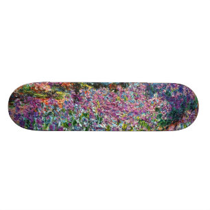 Skateboard Claude Monet: Iris en el jardín de Monet