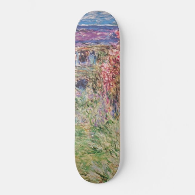 Skateboard Claude Monet La casa entre los Rosas GaleríaHD (Anverso)