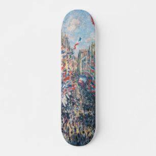 Skateboard Claude Monet - La Rue Montorgueil - París