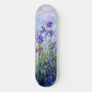 Skateboard Claude Monet - Lilas Irises / Iris Mauves