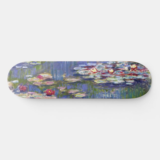 Skateboard Claude Monet - Lilies de agua / Nympheas (Horz)