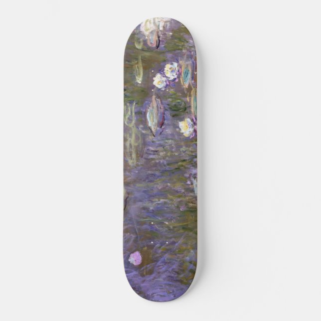 Skateboard Claude Monet-Nenúfares (Anverso)