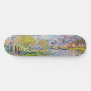 Skateboard Claude Monet - Primavera junto al Sena