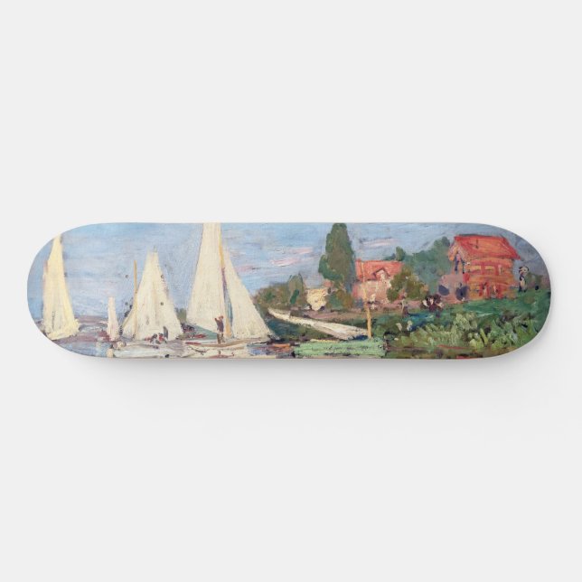 Skateboard Claude Monet - Regattas en Argenteuil (Horz)