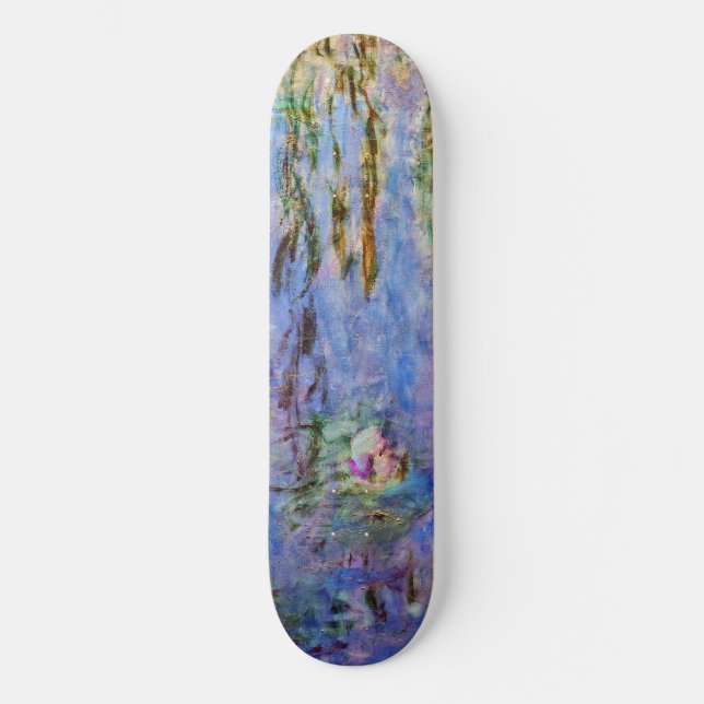 Skateboard Claude Monet - Water Lilies (Anverso)