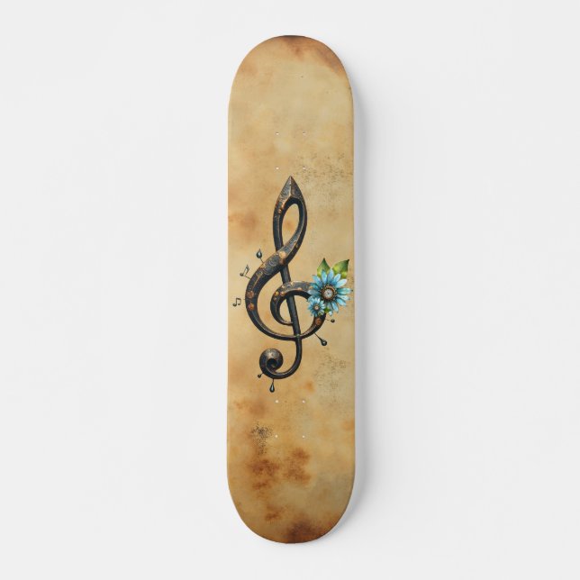 Skateboard Clef mecánico (Anverso )
