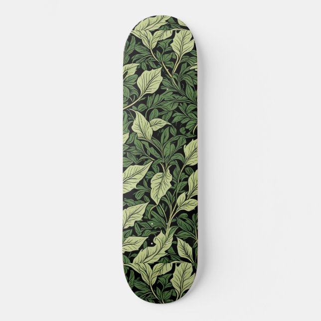 Skateboard Clúster de vinos en tonos verdes (Anverso)