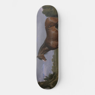 Skateboard Clydesdale Stallion (Caballo tostado) (Animal)
