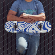 Cobalt Hyper Azul Psicodélico Ondulado
