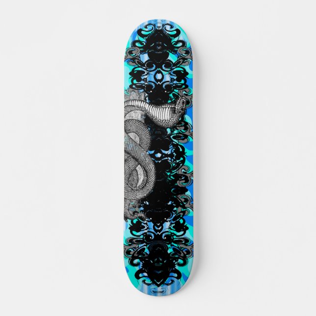 Skateboard Cobra azul - Personalizado (Anverso )