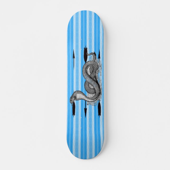 Skateboard Cobra azul - Personalizado (Anverso )