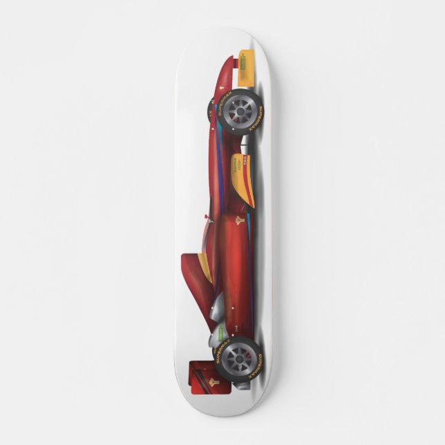 Skateboard Coche de carreras (Anverso )