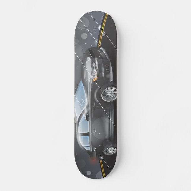 Skateboard Coche deportivo (Anverso)