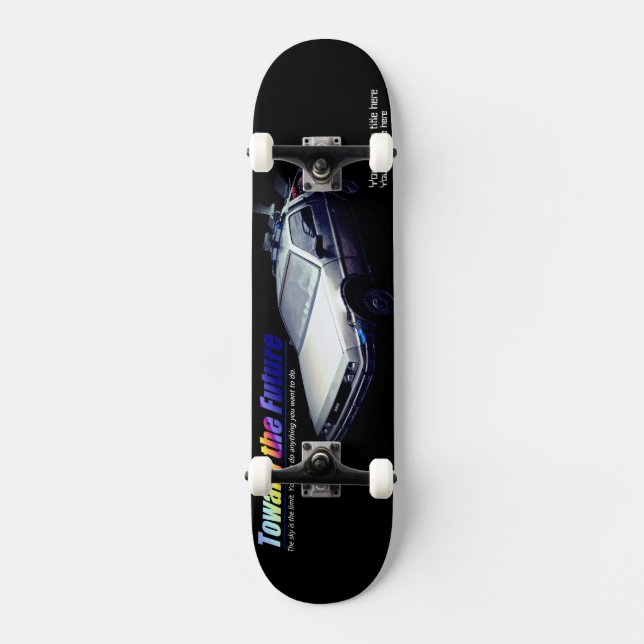 Skateboard Coche：Monopatín (Anverso)