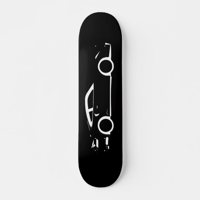 Skateboard Coche oscuro (Anverso )