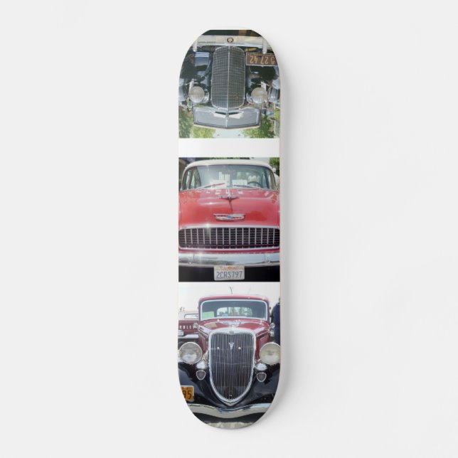 Skateboard coches antiguos (Anverso)