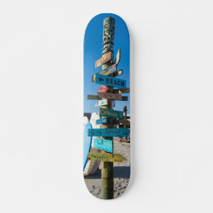Skateboard Cocoa Beach Tiki Totem