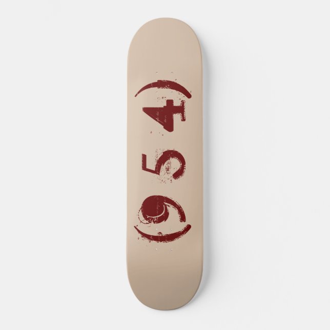 Skateboard Código de área 954 (Anverso)
