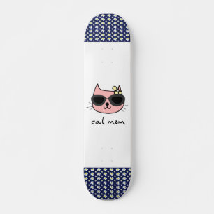 SKATEBOARD CÓDIGO DE PATINAJE DE CHICAS DE MOM CAT
