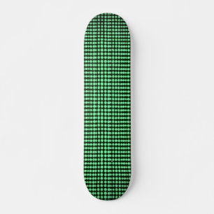 Skateboard Código de PC negro y verde #3