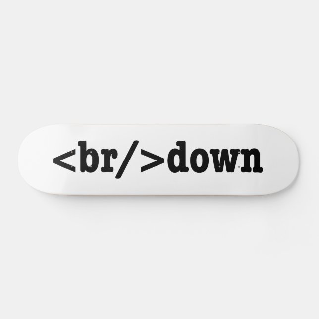 Skateboard código HTML de descomposición (Horz)
