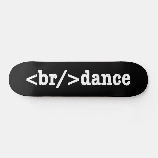 Skateboard código HTML de interrupción (Horz)