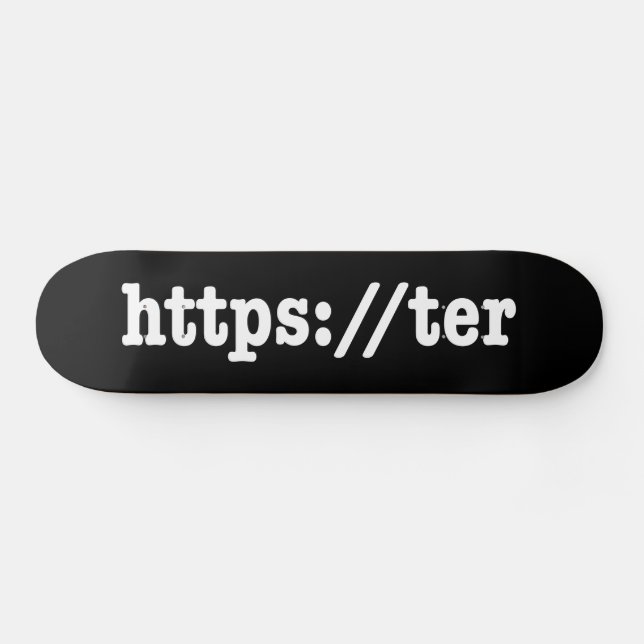 Skateboard código https://ter (Horz)