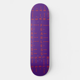 Skateboard "Código Morse I"