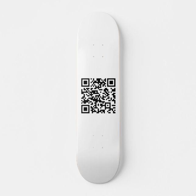 Skateboard Código QR creado al instante (introduciendo su URL (Anverso )