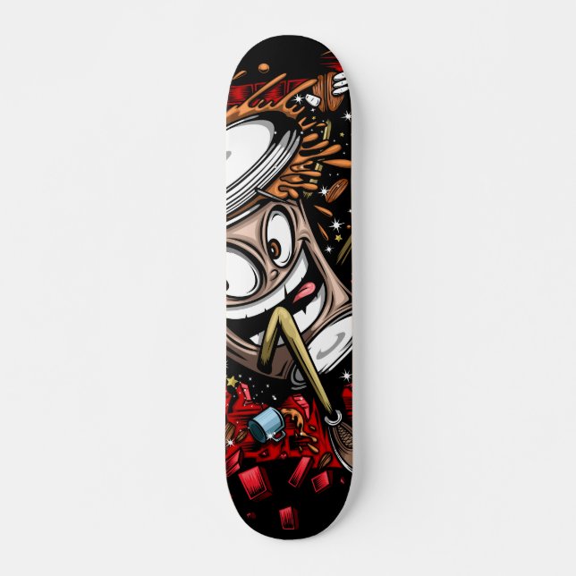 Skateboard Coffee Burst (Anverso )