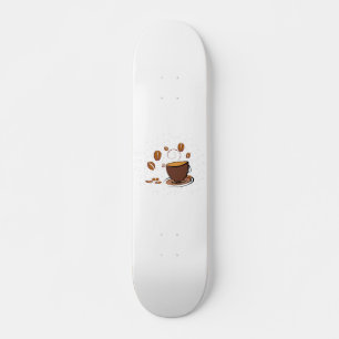 Skateboard Coffee Love