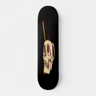 Skateboard Coffee Skull