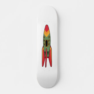 Skateboard Cohete retro - Color