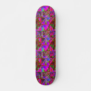 Skateboard Colcha de jardín pintada con Hortensia Verde Lima