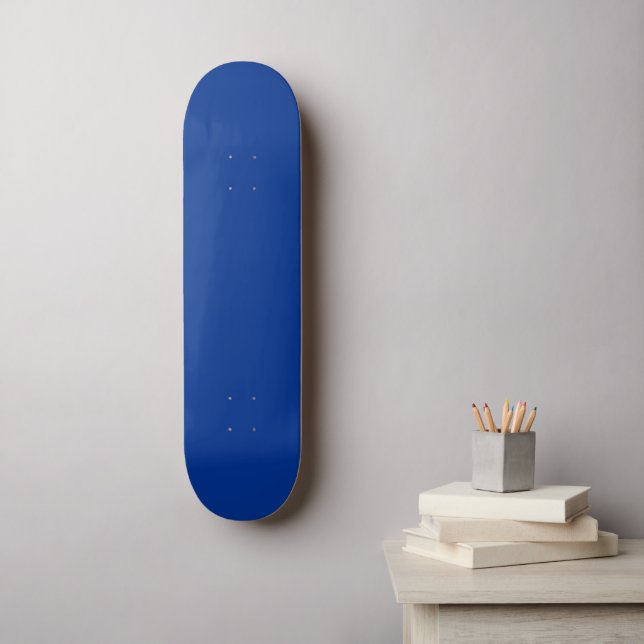 Skateboard Colección de colores azul catalana #019 (Arte de la pared)