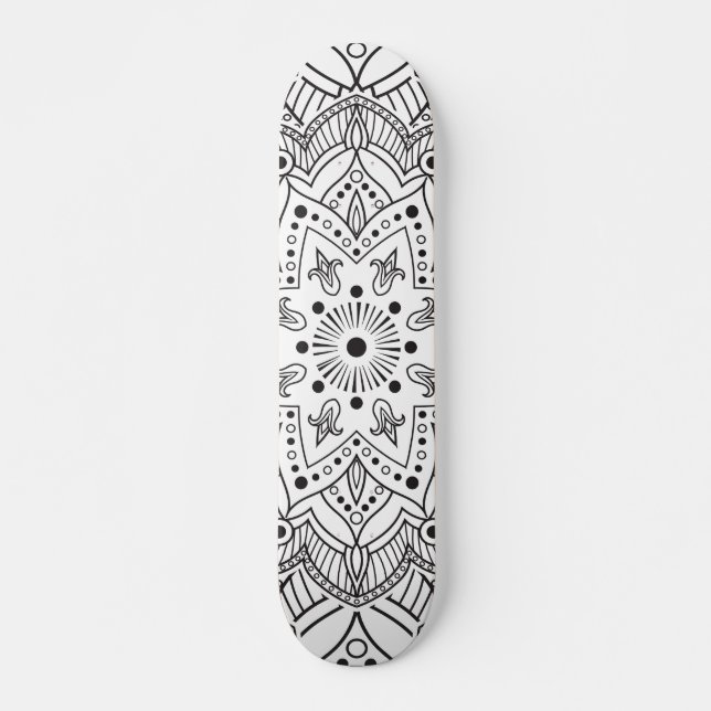 Skateboard Colección Mandala 4 (Anverso )