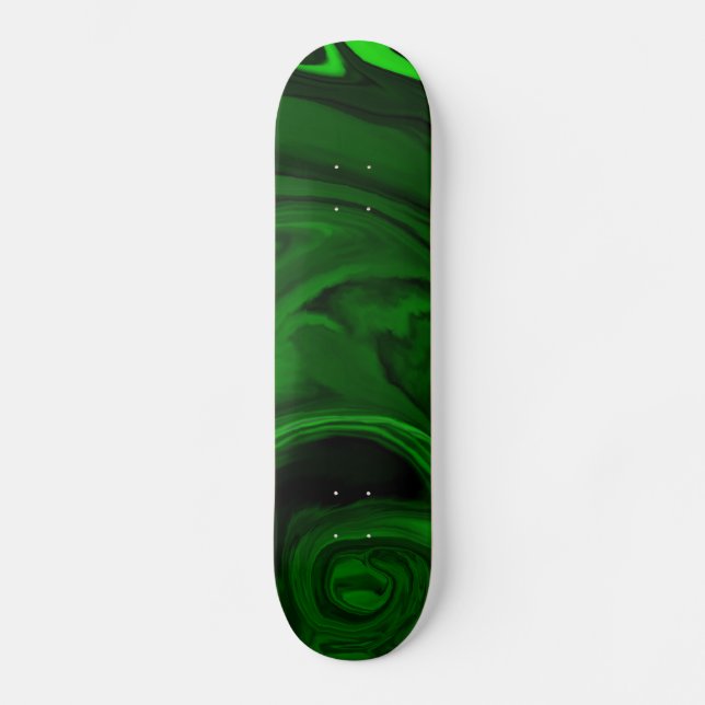 Skateboard colecciones de piedra de malaquita verde textura (Anverso)