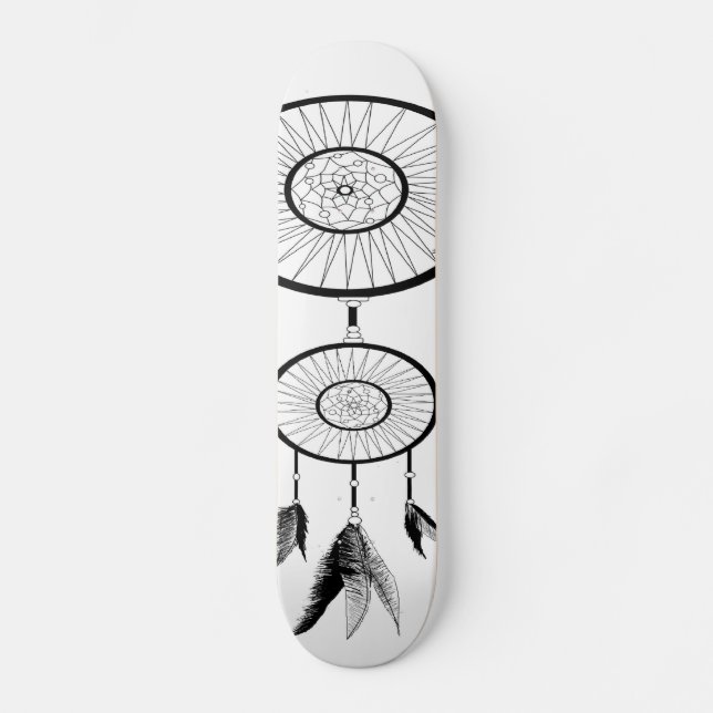 SKATEBOARD COLECTOR IDEAL BLANCO Y NEGRO (Anverso)