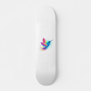 Skateboard Colibrí arcoiris exótica